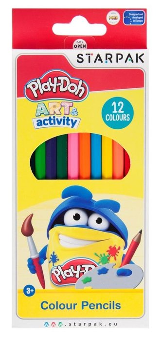 Kredki ołówkowe 12 kolorów Play-Doh
