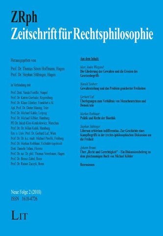 Zeitschrift für Rechtsphilosophie Neue Folge 2/2018