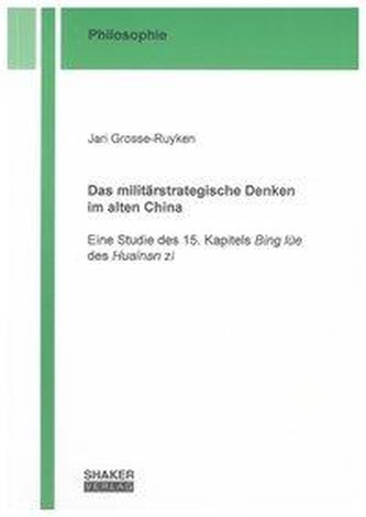 Das militärstrategische Denken im alten China