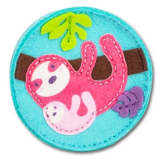 Portfelik Leniwiec niebieski STnux