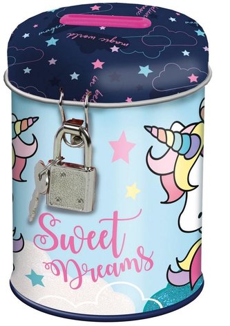 Skarbonka z kłódką Jednorożec 12 DERFORM