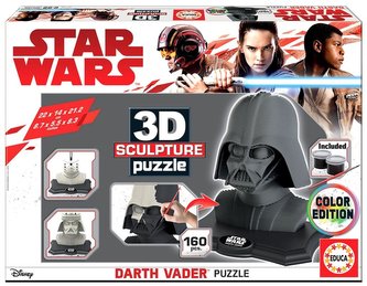 Puzzle 3D 160 Darth Vader (rzeźba do pomalowania)
