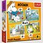 Puzzle 4w1 Wesoły dzień Muminków TREFL