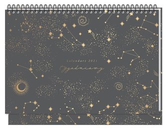 Kalendarz 2021 Biurkowy Tygodniowy Kosmos