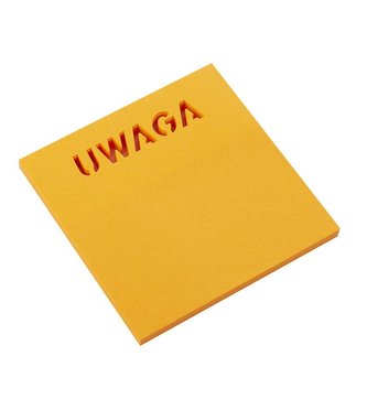 Notes samoprzylepny 75x75mm uwaga text D.RECT