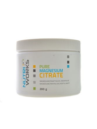 NutriWorks - Pure Magnesium Citrate 200g