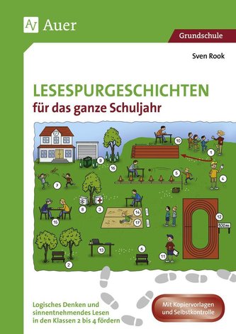 Lesespurgeschichten für das ganze Schuljahr