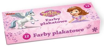 Farbki plakatowe 12 kolorów Jej wysokośc Zosia
