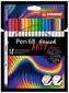 Fixy "Pen 68", 18 barev, 1 mm, STABILO