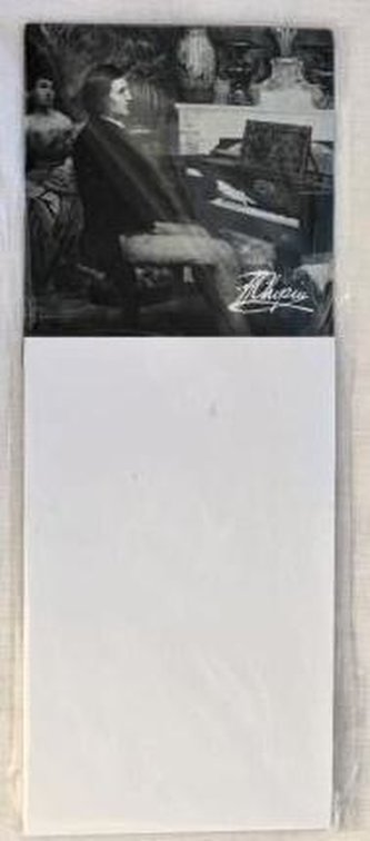 Notes z magnesem \"Chopin przy fortepianie\"