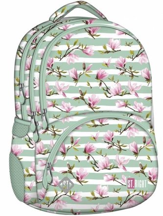 Plecak 4-komorowy Kwiat Magnolii Plecak 4-komorowy Kwiat Magnolii