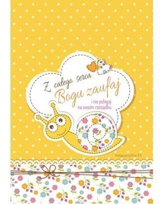 A Kartka składana - Z całego serca zaufaj Panu