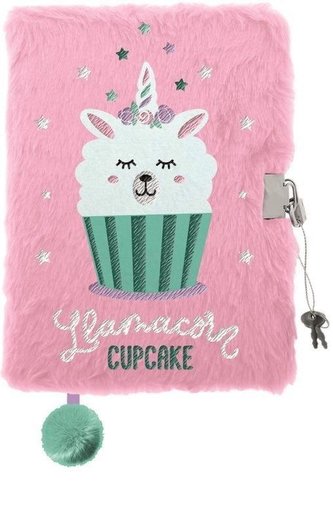 Pamiętnik z kłódką A5/96K Włochacz Lama