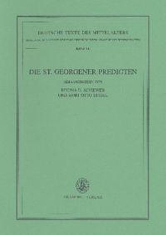 Die St. Georgener Predigten