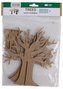 Zestaw kształtów tekturowych 3D Trees 3szt