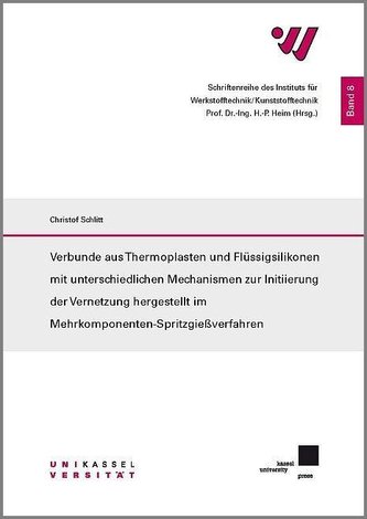 Thermoplasten und Flüssigsilikonen mit unterschiedlichen Mechanismen zur Initiierung der Vernetzung hergestellt im Mehrkomponent