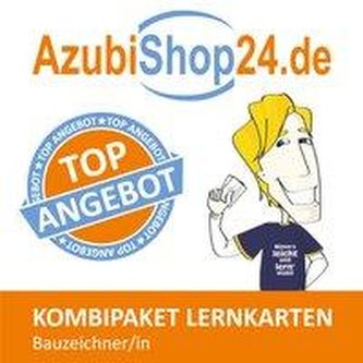 AzubiShop24.de Kombi-Paket Lernkarten Bauzeichner/-in