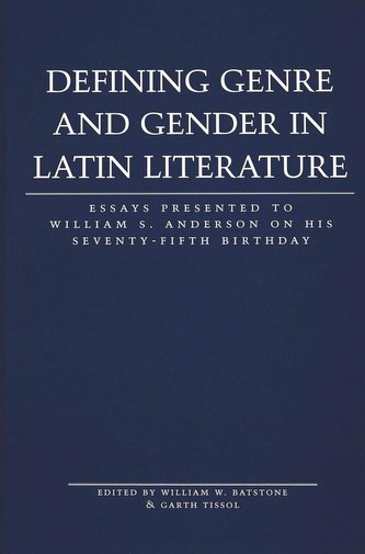 Defining Genre and Gender in Latin Literature