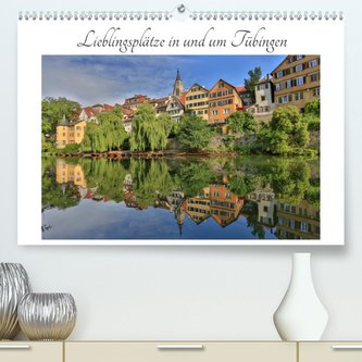 Lieblingsplätze in und um Tübingen (Premium, hochwertiger DIN A2 Wandkalender 2021, Kunstdruck in Hochglanz)