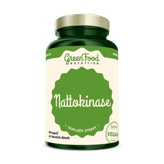 GreenFood nutrition - Nattokinase 90 vegan kapslí GreenFood nutrition - Nattokinase 90 vegan kapslí