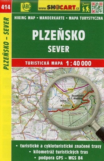 Wanderkarte Tschechien Plzensko - sever 1 : 40 000