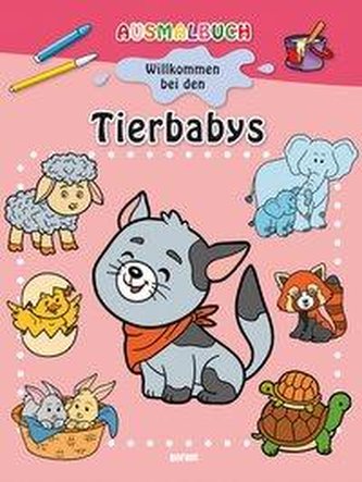 Ausmalbuch - Tierbabys