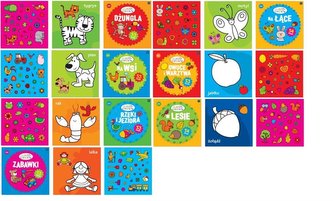 Kolorowanka 21x21 Raz, dwa, trzy kolorujesz Ty!MIX