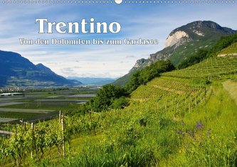 Trentino - Von den Dolomiten bis zum Gardasee (Wandkalender 2021 DIN A2 quer)