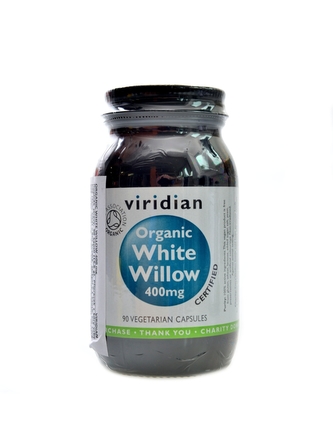 Viridian - White Willow Bark 400mg 90 kapslí Organic