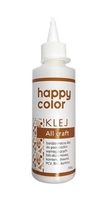 Klej All Craft butelka 100g HAPPY COLOR Klej All Craft butelka 100g HAPPY COLOR
