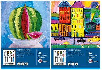 Blok do malowania A3/20K Creatino (10szt)