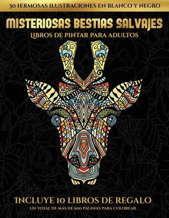 Libros de pintar para adultos (Misteriosas bestias salvajes)