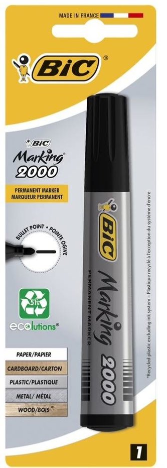 Marker Marking 2000 Ecolutions okrągły czar. BIC