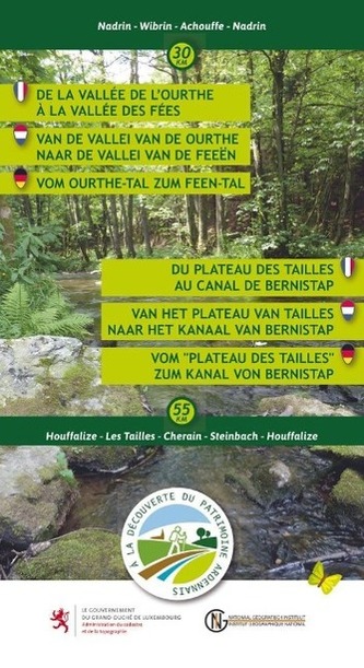 Vallei van de Ourthe / Plateau van Tailles  1 : 25 000