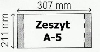 Okładka na zeszyt A5 (50szt) NARNIA