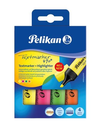 Pelikan - Zvýrazňovač 490 4ks