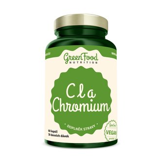 GreenFood nutrition - CLA chrom lalmin 60 vegan kapslí