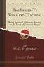 The Prayer-Ts Voice and Teaching