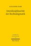 Interdisziplinarität der Rechtsdogmatik