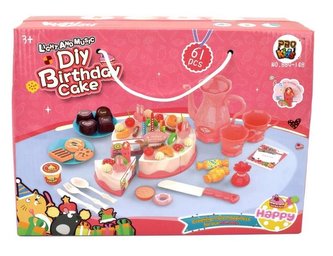 Tort urodzinowy ze świeczką światło/dźwięk 61 el. Tort urodzinowy ze świeczką światło/dźwięk 61 el.