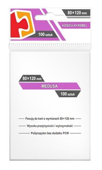 Koszulki Medusa 80x120 (100szt) REBEL
