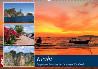 Krabi - Tropisches Paradies im Südwesten Thailands (Wandkalender 2021 DIN A2 quer)