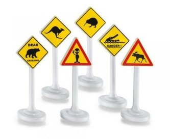 SIKU Blister - Dopravní značky mezinárodní 6ks SIKU Blister - Dopravní značky mezinárodní 6ks