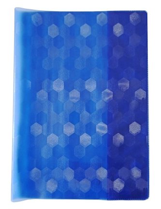 Okładka na zeszyt A5 PVC Hologram nieb. (10szt)