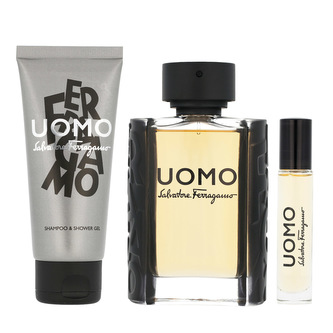 Salvatore Ferragamo Uomo EDT 100 ml + EDT MINI 10 ml + SG 100 ml M