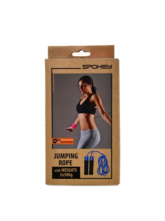 Spokey - Pump IV švihadlo se zátěží modré