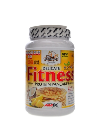 Amix Mr. Poppers - Fitness protein pancakes 800 g - jahoda-jogurt
