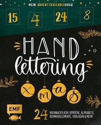 Mein Adventskalender-Buch: Handlettering X-Mas!