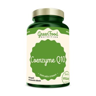 GreenFood nutrition - Coenzym Q10 60 vegan kapslí GreenFood nutrition - Coenzym Q10 60 vegan kapslí