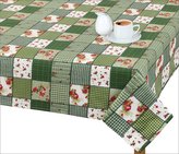 Ubrus ADÉLA - patchwork zelený - 120x140 cm